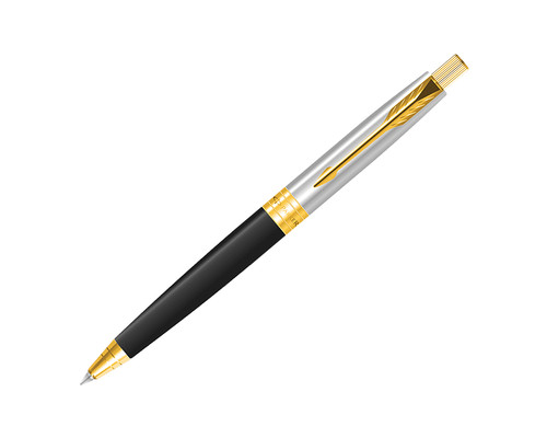 Parker aster shiny black - shiny, ball